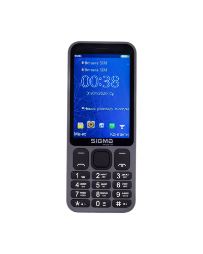 მობილური ტელეფონი Sigma Mobile X-Style 351 LIDER (ნაცრისფერი)